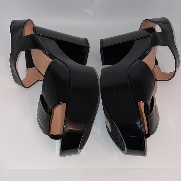 Robert Clergerie block heel sandals size 38.5 made in France - Picture 6 of 10